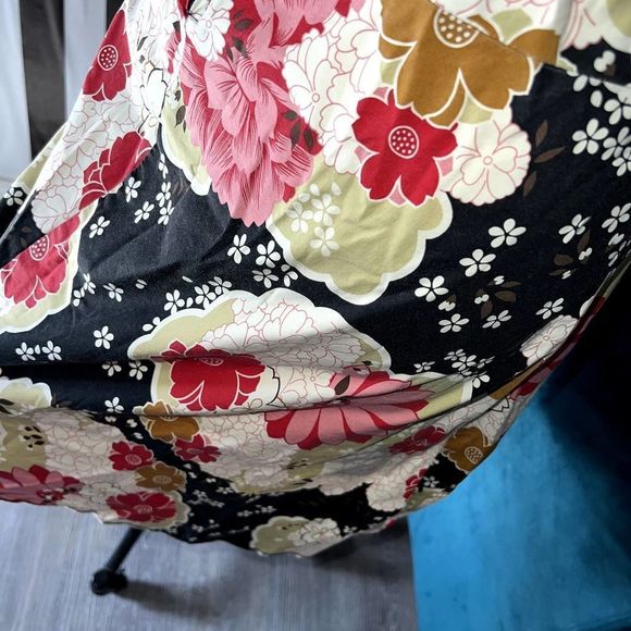 Vintage Y2K Floral Midi Dress - Picture 7 of 7